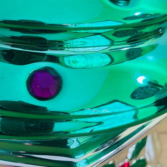 Towle Silversmiths Musical Box Revolving Christmas Tree Have Yourself A Merry - Picture 8 of 16